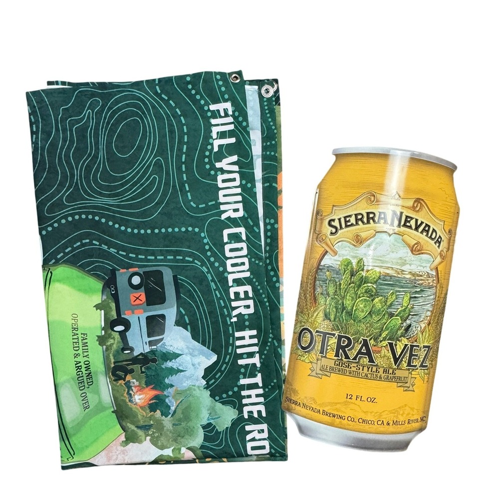 Sierra Nevada Beer Banner and Otra Vez Tin Sign Bar Decor Set 2pc